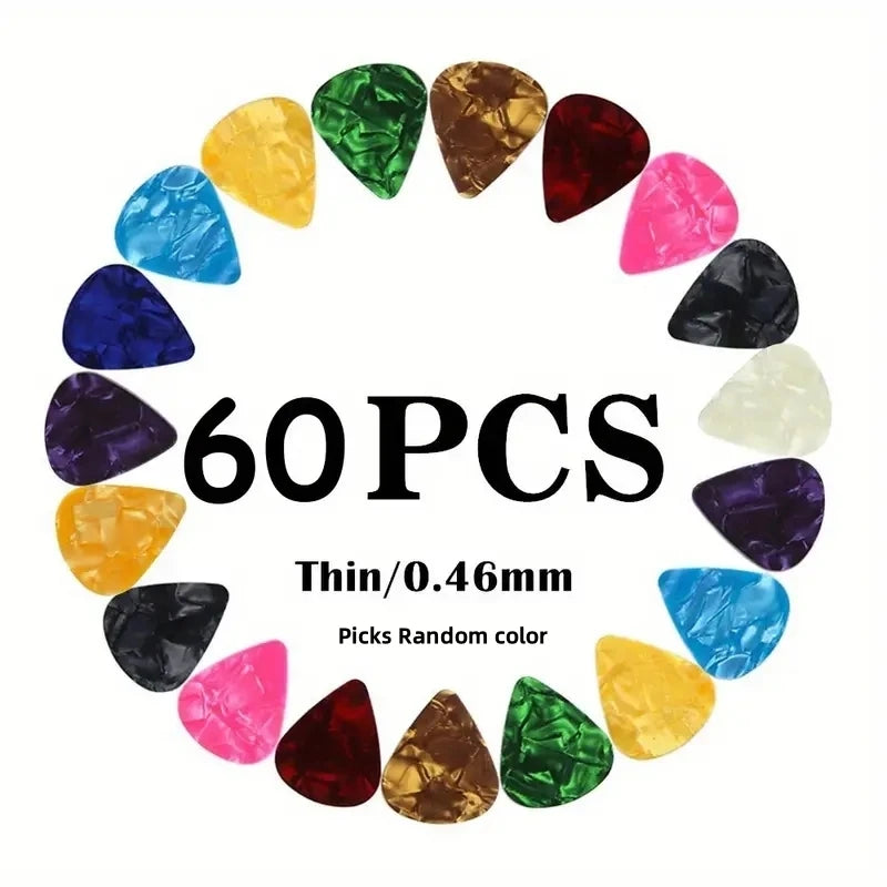 Premium Guitar Picks Pack (30 / 60 pcs)