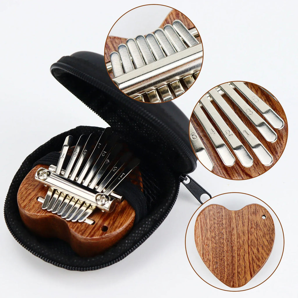 Mini 8-Key Kalimba (Peachwood)